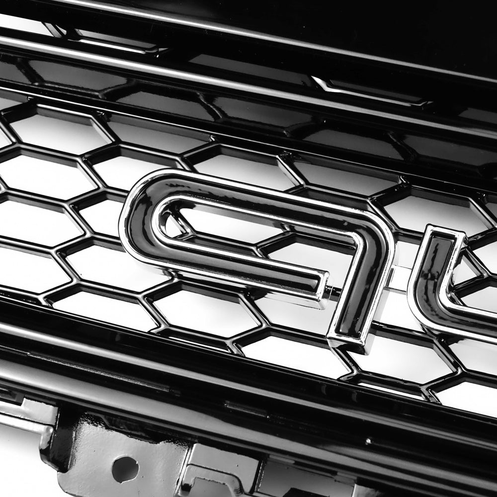 2012-2016 Audi A4/S4 B8.5 With Quattro RS4 Style Front Bumper Grill Replacement Black Grille