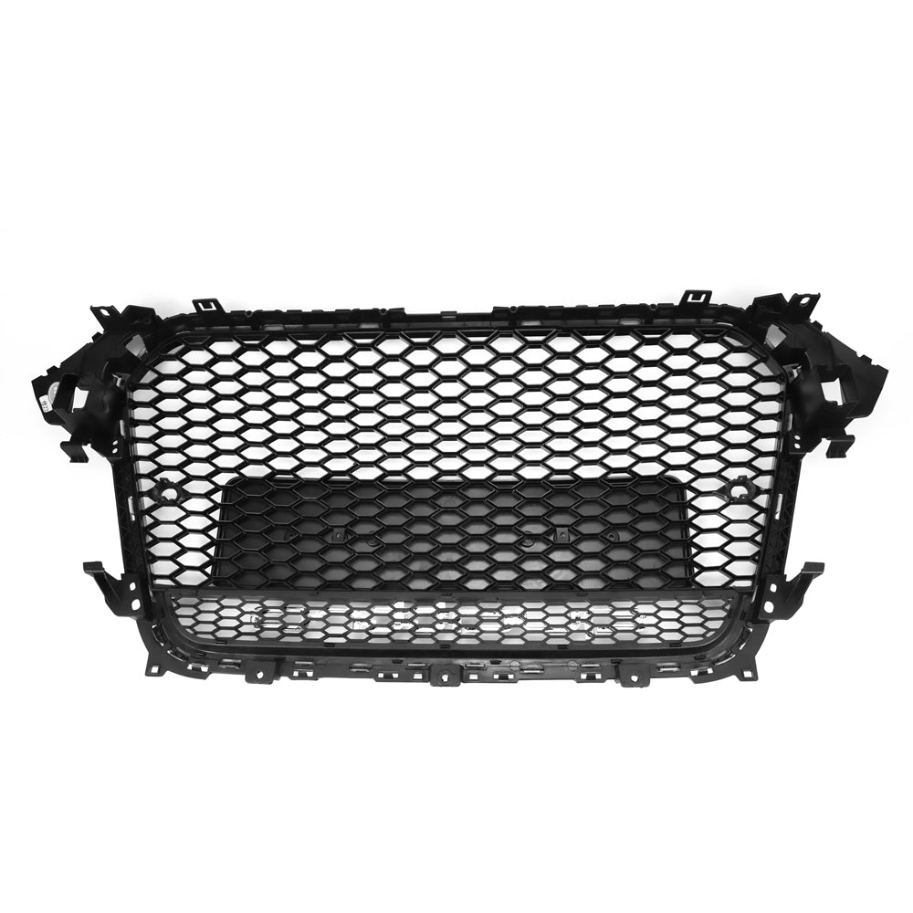 2012-2016 Audi A4/S4 B8.5 With Quattro RS4 Style Front Bumper Grill Replacement Black Grille