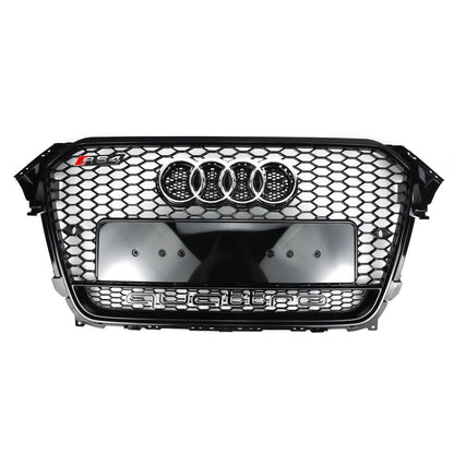 2012-2016 Audi A4/S4 B8.5 With Quattro RS4 Style Front Bumper Grill Replacement Black Grille