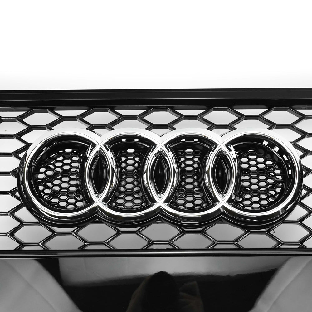 2012-2016 Audi A4/S4 B8.5 With Quattro RS4 Style Front Bumper Grill Replacement Black Grille