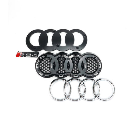 2012-2016 Audi A4 S4 B8 5 Quattro To RS4 Style Front Bumper Grill Replacement