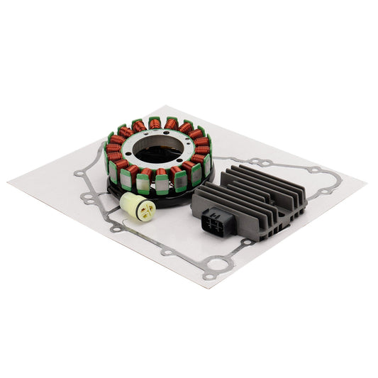 2005-2007 Kawasaki KVF750 Brute Force 750 4X4i Ignition Stator 21003-0012+Rectifier 21066-1127+Gasket 11061-1119