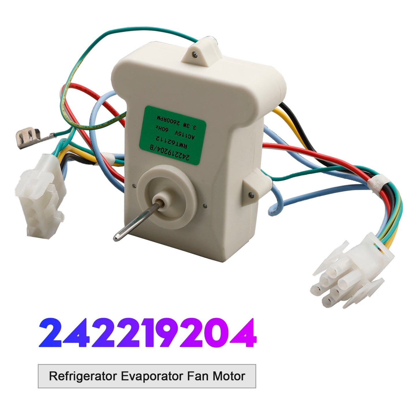242219204 Motor del ventilador del evaporador del refrigerador Kenmore Frigidaire 4546153