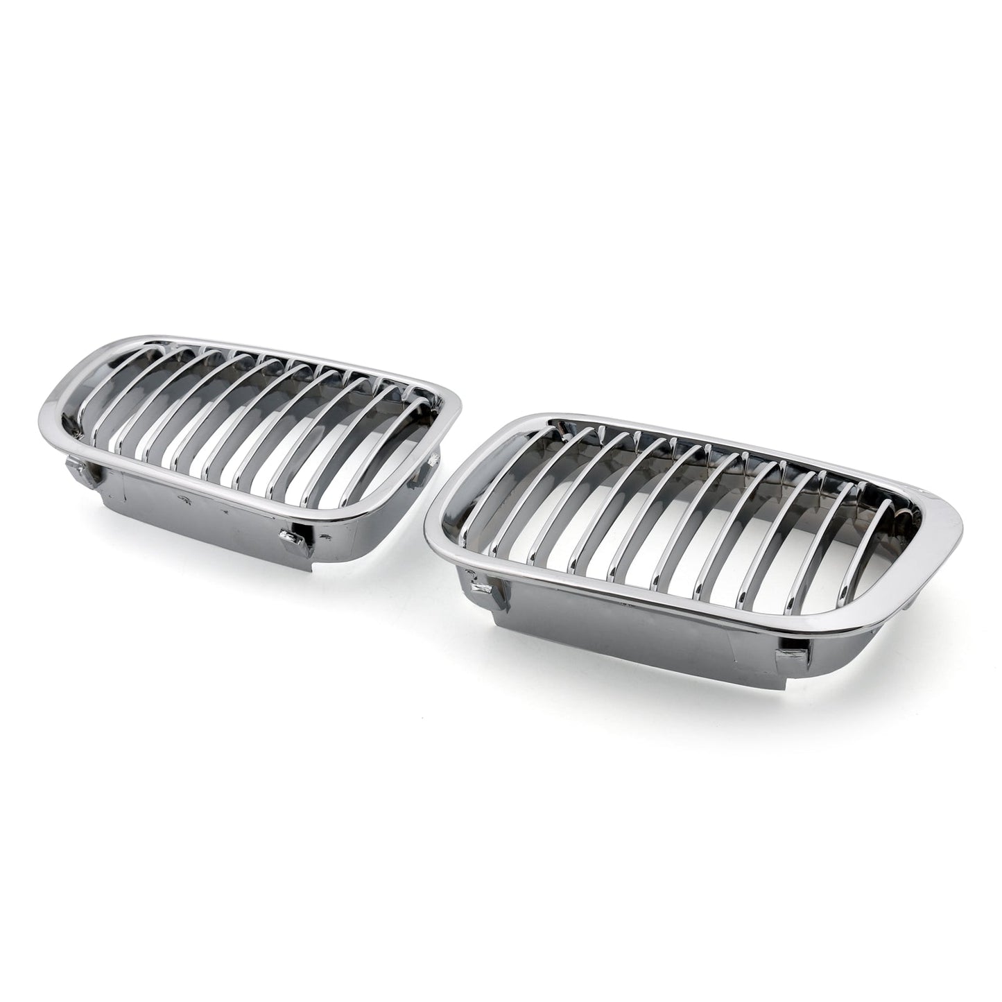 1998-2001 BMW 3 Series E46 4 Doors Chrome Kidney Grill Front Bumper Replacement Grille