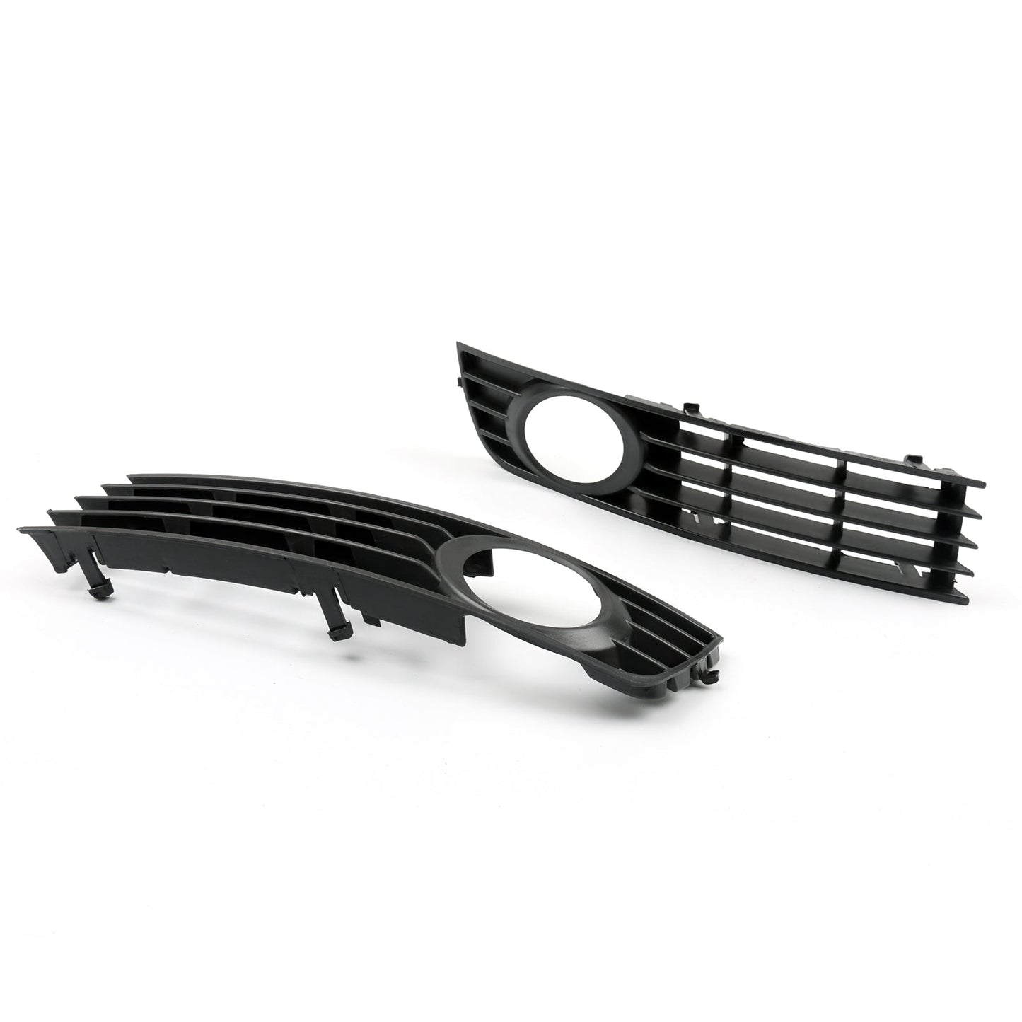 2002-2005 Audi A4 B6 Pair Front Bumper Lower Fog Light Fog Lamp Grilles Grill 8E0807681