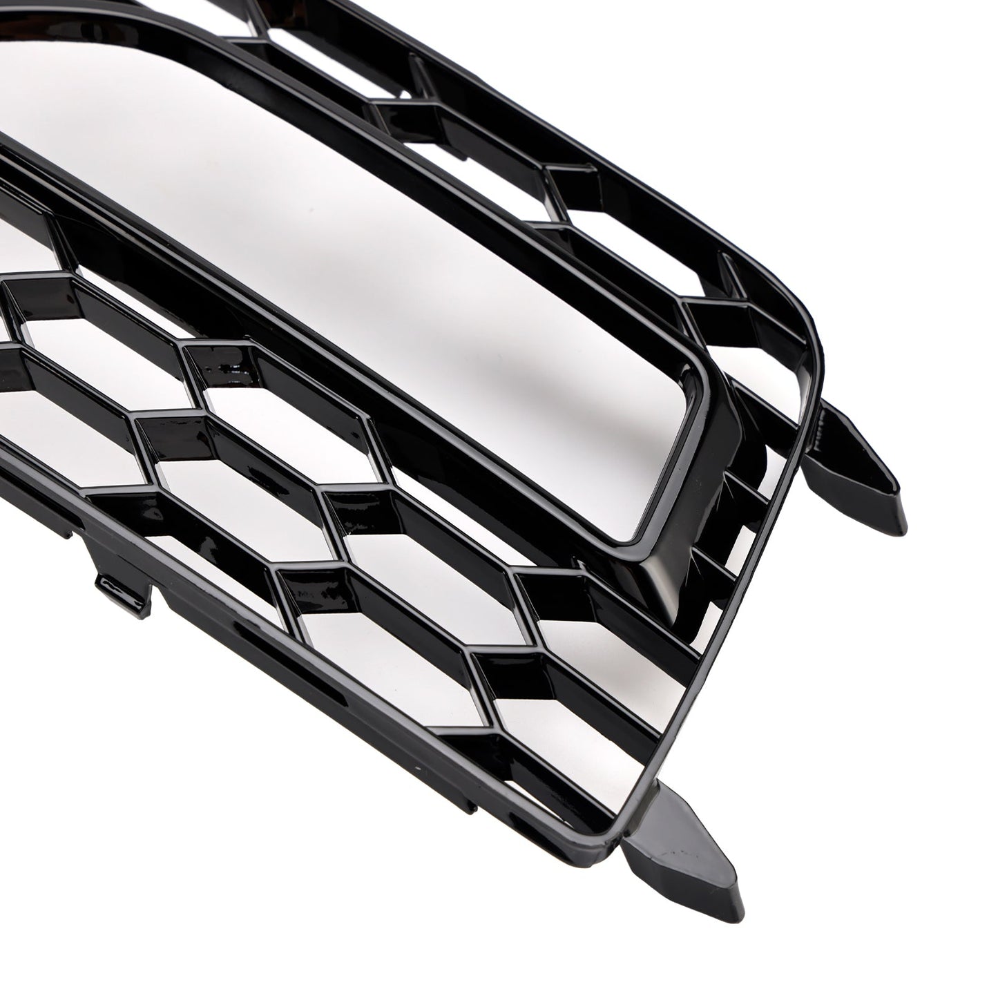 2013-2015 Audi A4 S-line / S4 Honeycomb Mesh Grill Front Bumper 2PCS Fog Light Lamp Cover Grille