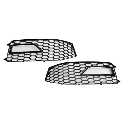 2013-2015 Audi A4 S-line / S4 Grille 2PCS Front Bumper Fog Light Lamp Cover Grill