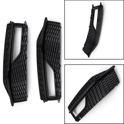 2013-2015 Audi A4 S-line S4 Bumper Fog Light Lamp Cover Grille Grill 8K0807682M 8K0807681L Generic