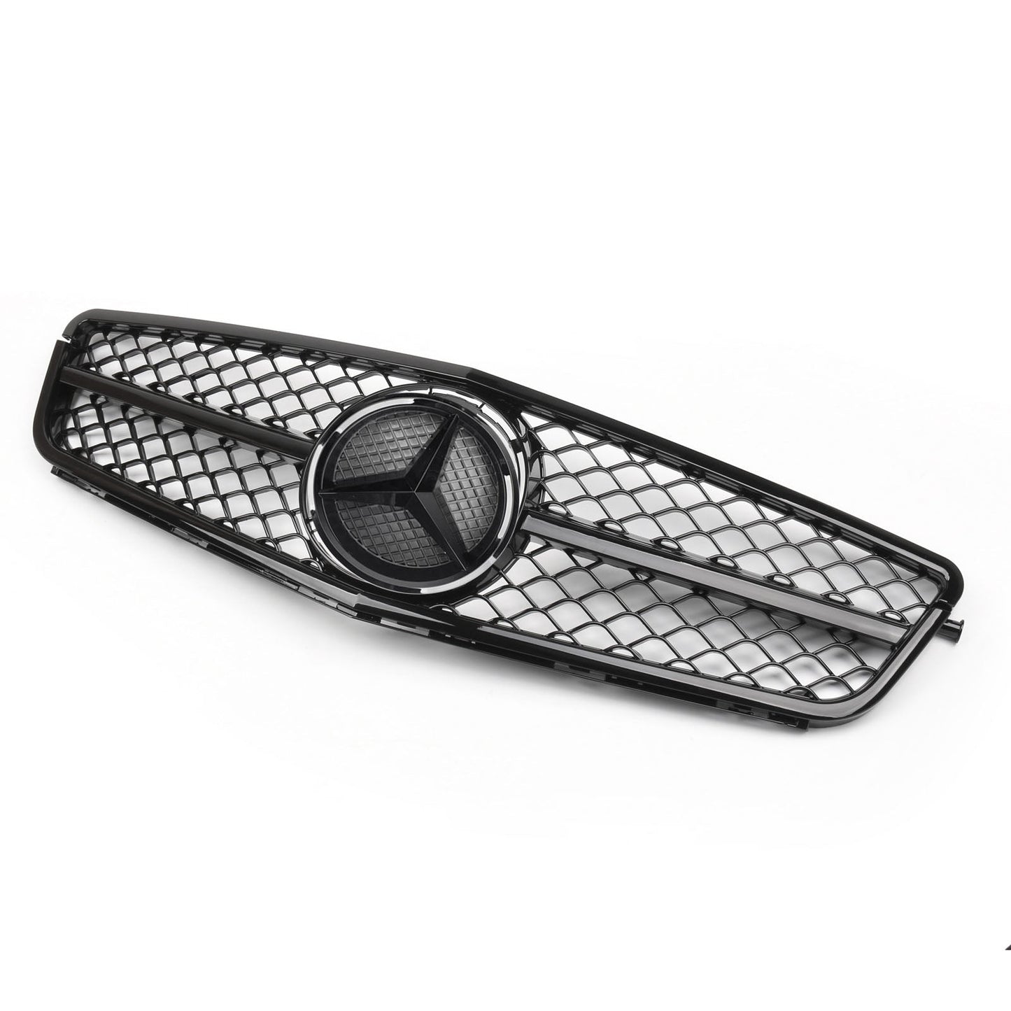 2008-2013 Mercedes Benz C-Class W204 C250 C300 C350 Front Bumper Grill Black Grille