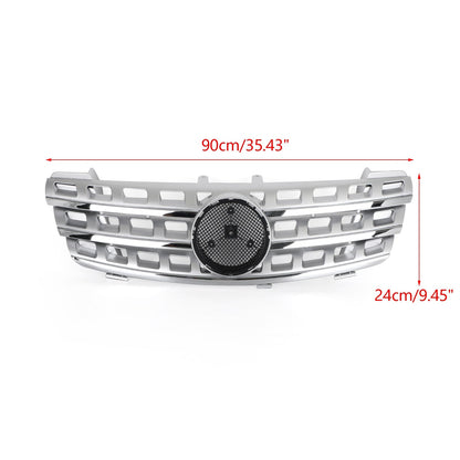 2005-2008 Mercedes Benz ML-Class W164 ML320/300/350/500 Front Grille Chrome Black Grille