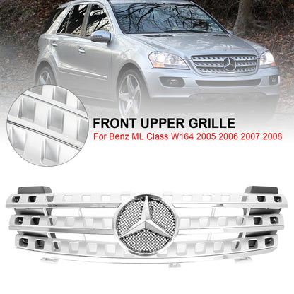 Mercedes Benz ML-Class W164 ML320/300/350/500 2005-2008 Front Bumper Grill Chrome Grille