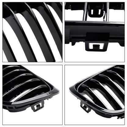 2015-2018 BMW 2 Series F45 F46 218d/220d/218i/M240i Pre-Facelift Front Grille Gloss Black Grill