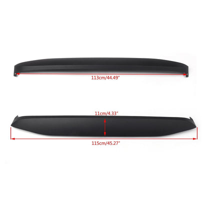 Jeep 2007-2017 Wrangler JK NightHawk Light Brow Cover Front Grille Matt Black