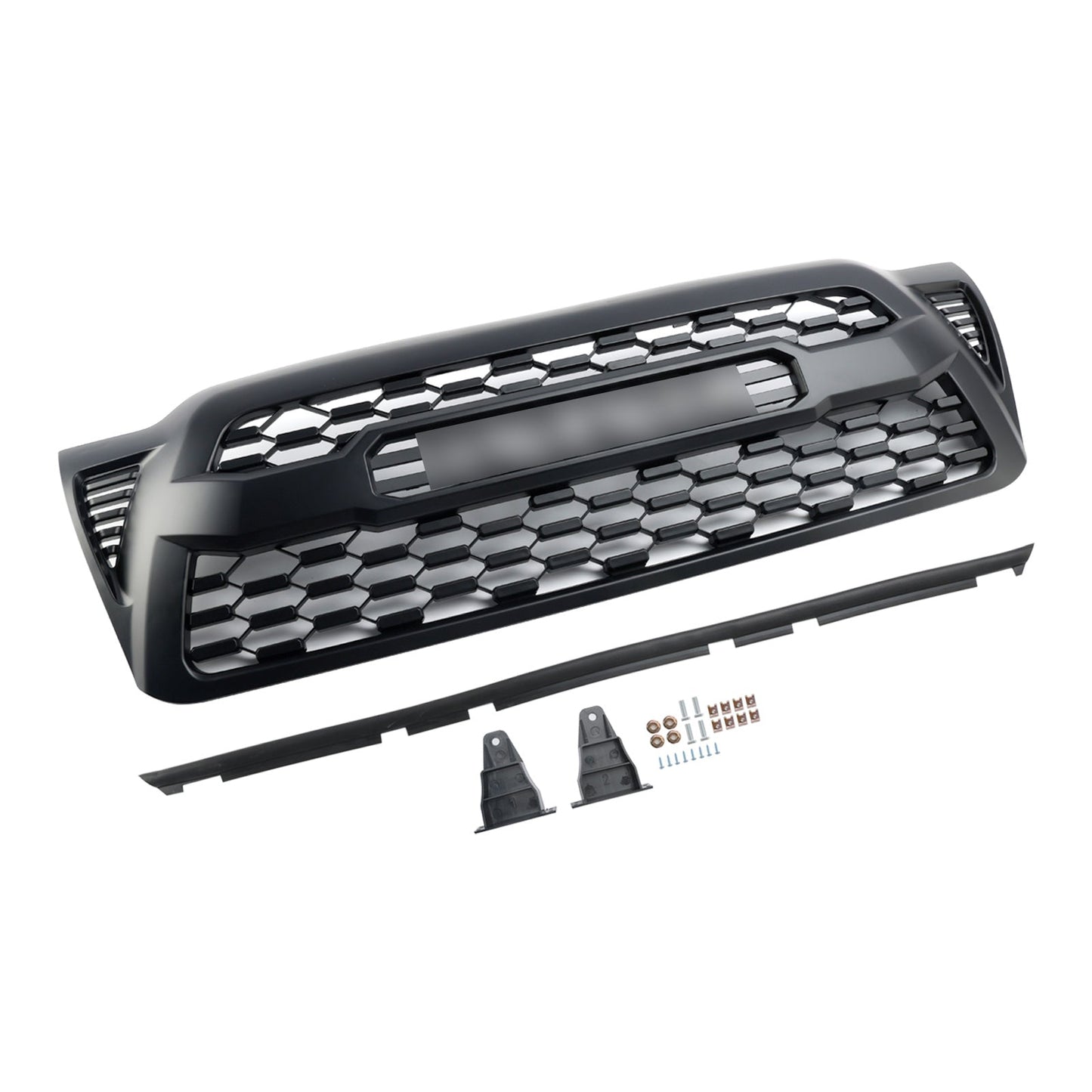 TRD PRO Grill For 2005-2011 Toyota Tacoma Front Bumper Black Grille