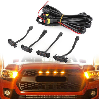 2016-2023 Toyota Tacoma Front Grill TRD PRO Front Bumper Matte Black Grille Kit