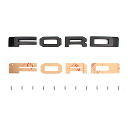 Ford F150 2018-2020 XLT/Lariat/Platinum/King Ranch front bumber Grill W/ LED Black Raptor Style Grille
