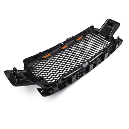 Ford F150 2018-2020 XLT/Lariat/Platinum/King Ranch front bumber Grill W/ LED Black Raptor Style Grille