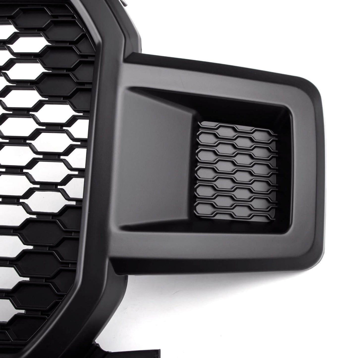 Ford F150 2018-2020 XLT/Lariat/Platinum/King Ranch front bumber Grill W/ LED Black Raptor Style Grille