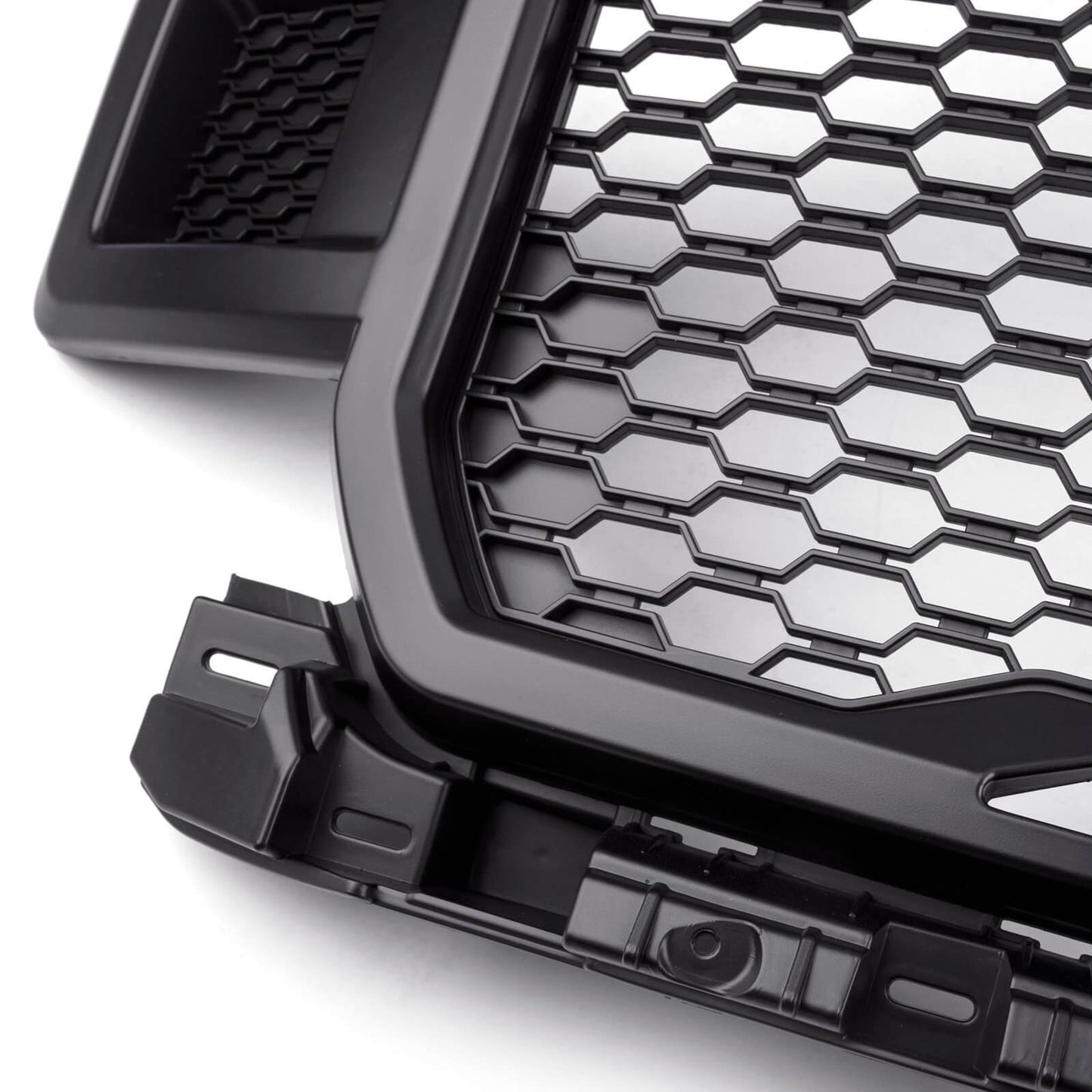 Ford F150 2018-2020 XLT/Lariat/Platinum/King Ranch front bumber Grill W/ LED Black Raptor Style Grille
