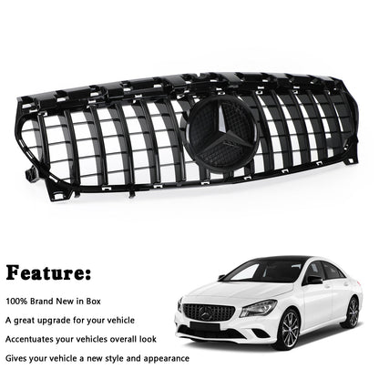 2013-2019 Mercedes Benz CLA-Class W117 C117 CLA180/200/250/260 GT-R / Diamond Style Grill Front Bumper Grille