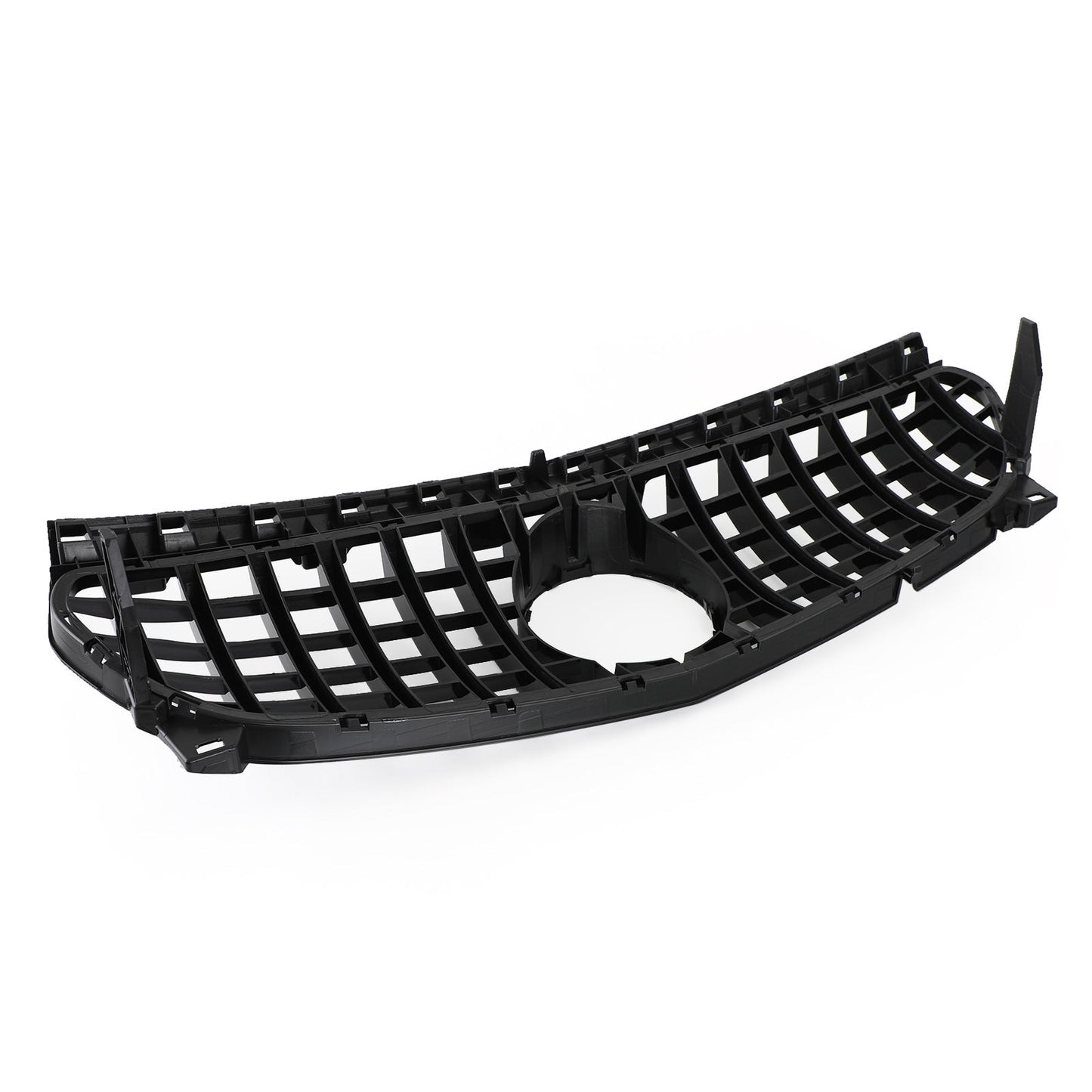 2013-2019 Mercedes Benz CLA-Class W117 C117 GT Style Front Grill Replacement Black Grille With Emblem