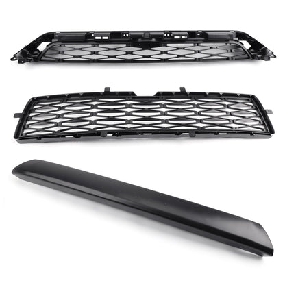Toyota 2014-2019 4Runner TRD PRO PZ323-35056 PZ327-35053 3 Piece Front Bumper Grille Replacement Kit