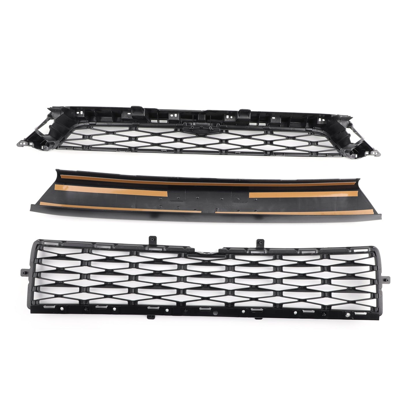 Toyota 2014-2019 4Runner TRD PRO PZ323-35056 PZ327-35053 3 Piece Front Bumper Grille Replacement Kit