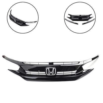 Honda Civic 2 Door Coupe/4 Door Sedan 2016-2018 Coupe Sedan Front Hood Grill Grille Eyelid Generic