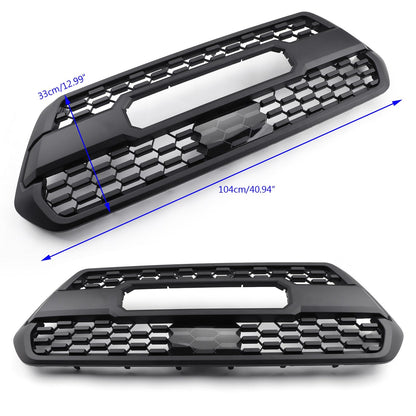 2016-2023 Toyota Tacoma Front Grill TRD PRO Front Bumper Matte Black Grille Kit