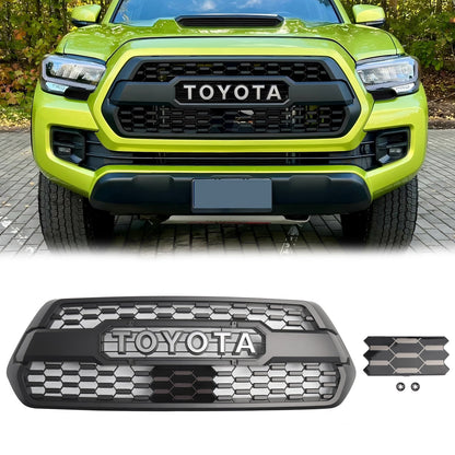 2016-2023 Toyota Tacoma Front Grill TRD PRO Front Bumper Matte Black Grille Kit