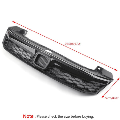 Honda 2012 Civic Sedan 4Doors Black SI Style Front Conversion Bumper Grille