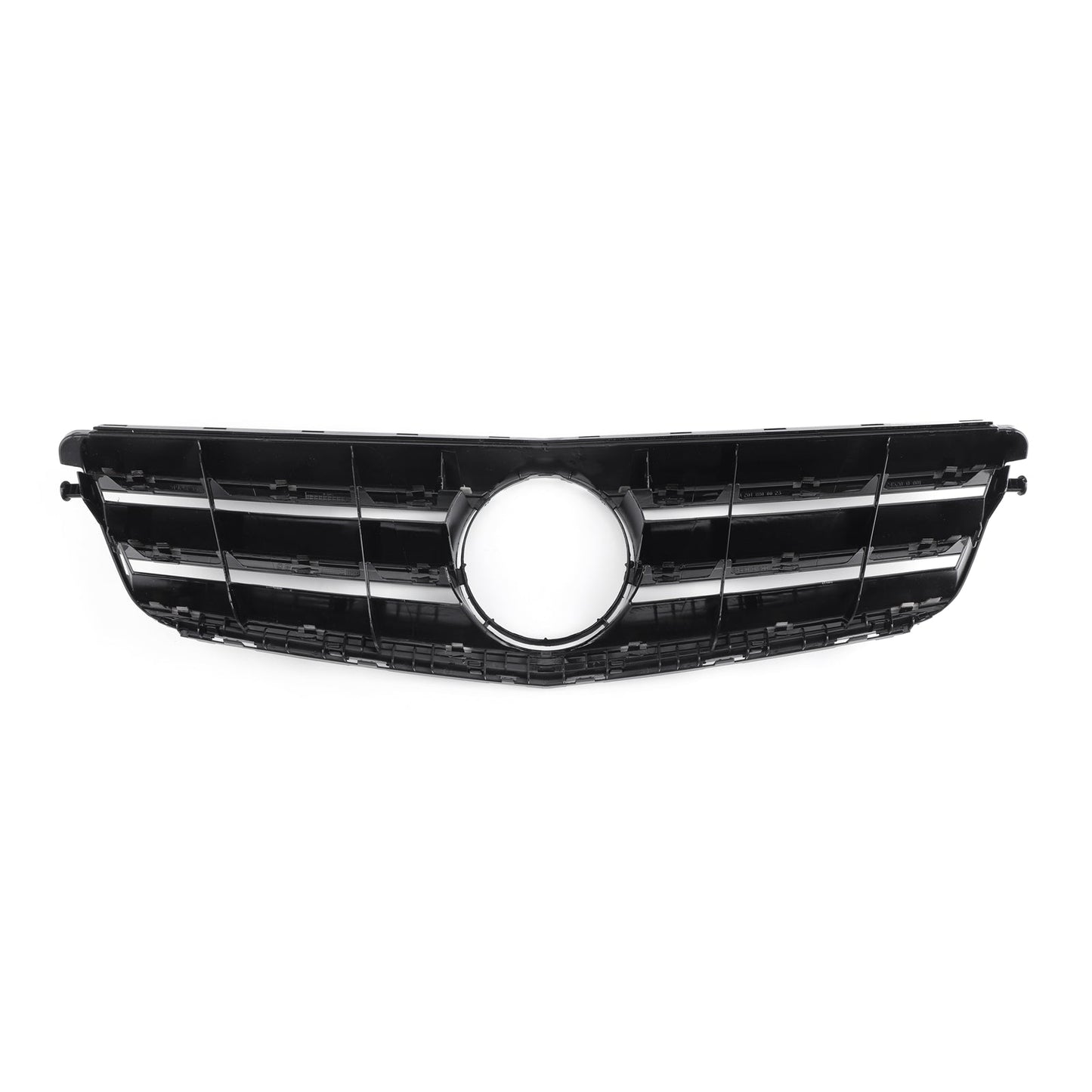 2008-2014 Mercedes Benz C Class W204 C250/C300/C350 Front Bumper Grill Black/Chrome Grille With LED Star