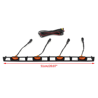 2012-2015 | Toyota Tacoma | Trd Pro Style Grill| Matte Black | Upper Bumper Mesh Black Grille W/ LED & Letter