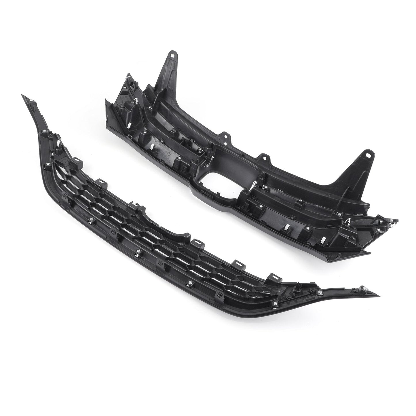 Honda 2015-2016 CRV Front Bumper Cover Grid Upper Trim + Lower Grille