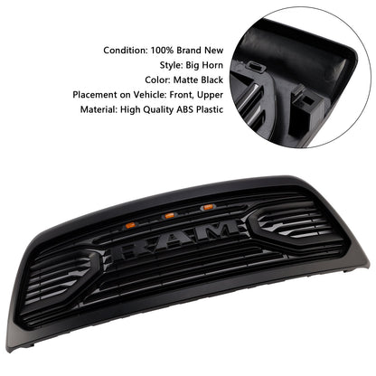 2013-2018 Dodge Ram 2500/3500 Laramie Limited Big-Horn Front Bumper Grille Generic