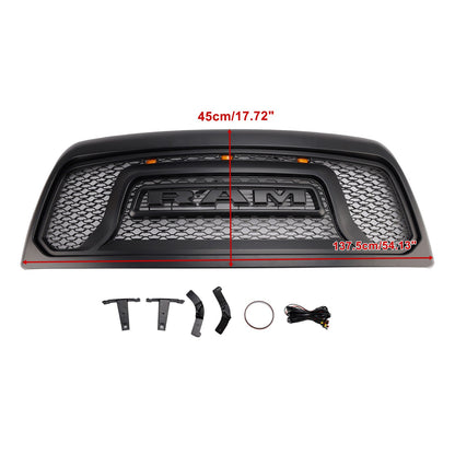 2010-2018 Ram 2500/3500 Laramie Limited Front Bumper Grill W/ Led Light