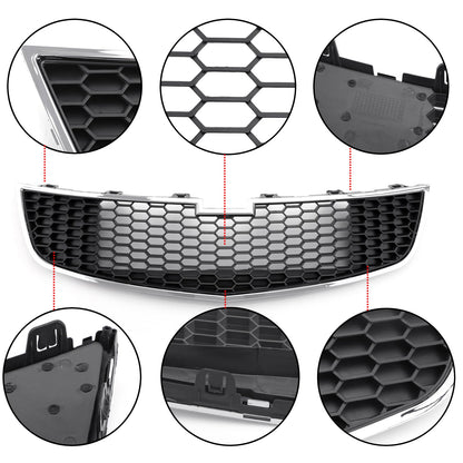 Chevrolet 2009-2014 Cruze 1PC Front Lower Bumper Grille Grill Inserts Trim Covers