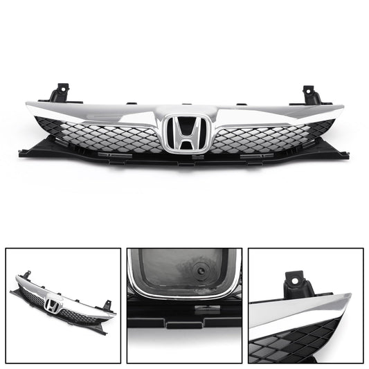 Honda 2009-2011 Civic Sedan 4 Door Front Top ABS Grille Grill Replacement
