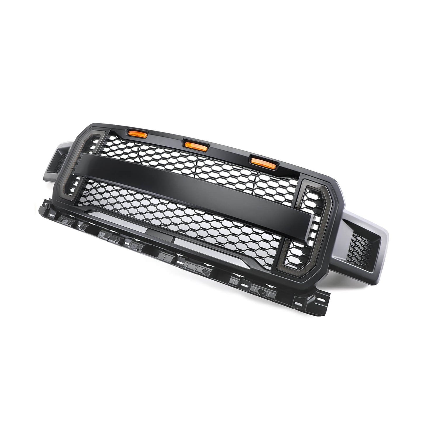 Ford F150 2018-2020 Front Grill With Amber Light Fashion Replacement Grille Generic