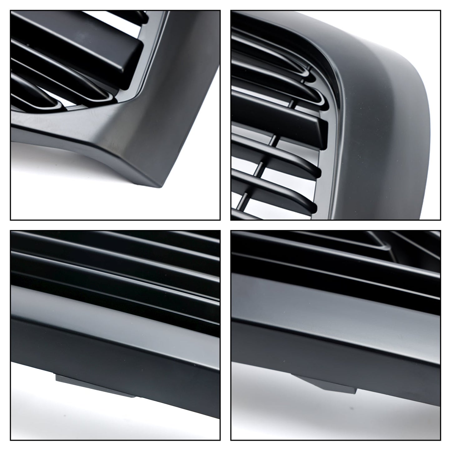2006-2008 Dodge Ram 1500 2500 3500 Big Horn Black Grill Air Intake Radiator Bumper Front Grille W/ LED Light