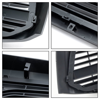 2006-2008 Dodge Ram 1500 2500 3500 Big Horn Black Grill Air Intake Radiator Bumper Front Grille W/ LED Light