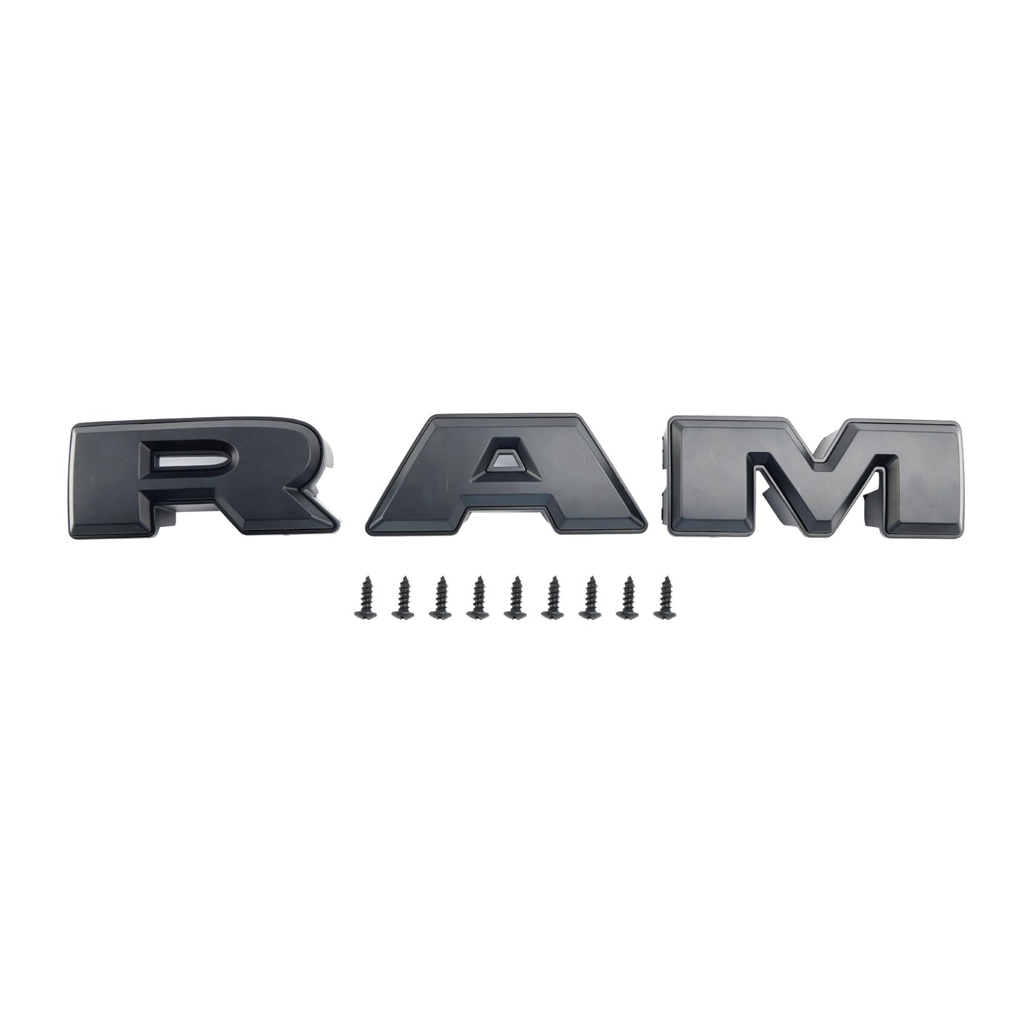 2006-2008 Dodge Ram 1500 2500 3500 Big Horn Black Grill Air Intake Radiator Bumper Front Grille W/ LED Light