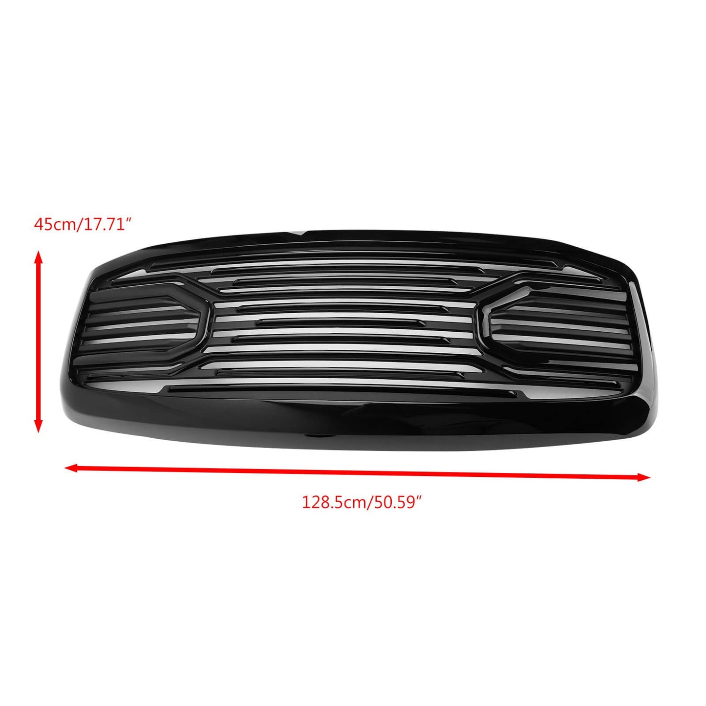 Dodge RAM 1500 2500 3500 Big Horn Black Grille 2006-2008 Mesh Front Bumper Grill