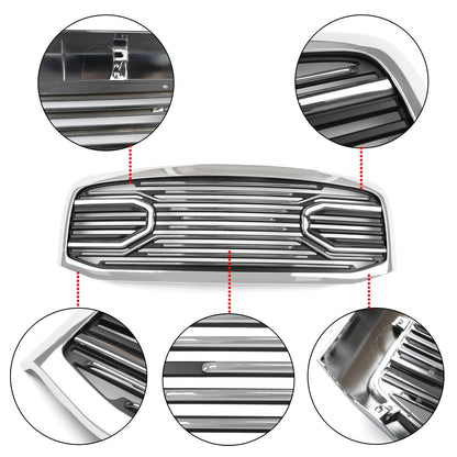 Big Horn Chrome Packaged Grille + Shell 06-08 Ram 1500+06-09 Ram 2500+3500 Generic