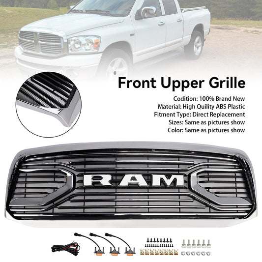 Dodge RAM 1500 2006-08 RAM1500 Chrome Front Bumper Grill Grille