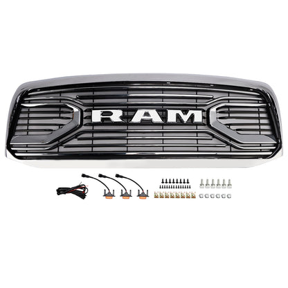 Dodge RAM 1500 2006-08 RAM1500 Chrome Front Bumper Grill Grille