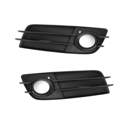 2008-2012 Audi A4 B8 S-Line / S4 Pair Car Fog Light Grill Cover Left & Right OEM / Honeycomb Style Grille