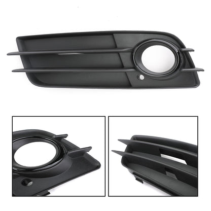 2008-2012 Audi A4 B8 S-Line / S4 Pair Car Fog Light Grill Cover Left & Right OEM / Honeycomb Style Grille