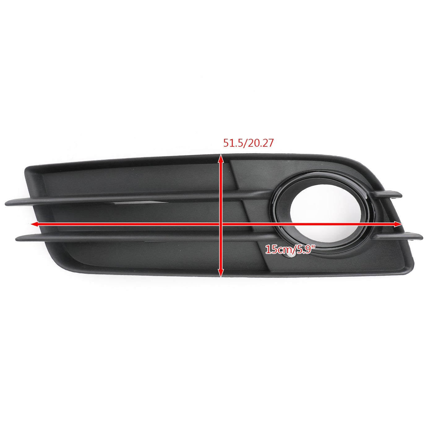 2008-2012 Audi A4 B8 S-Line / S4 Pair Car Fog Light Grill Cover Left & Right OEM / Honeycomb Style Grille