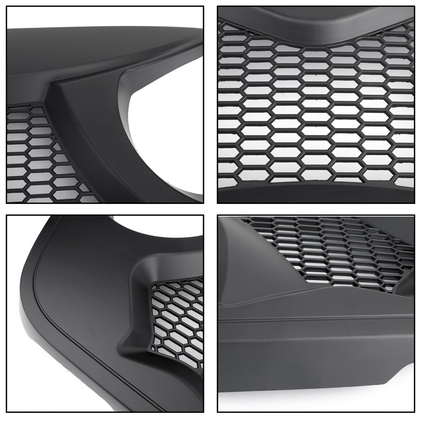 2018-2019 Wrangler JL Front Bumper Grille Grill Black Generic201